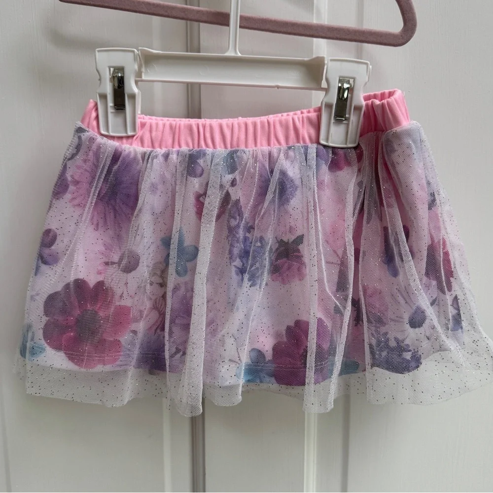 NWOT Disney Jumping Beans 3T Girls Princess Pink Jasmine Ariel Rapunzel Skirt